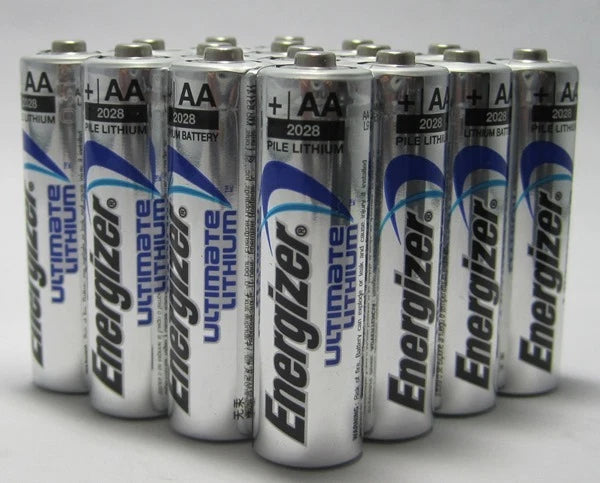 Energizer Ultimate Lithium AA L91 Batteries 20 Pack Expires 2036