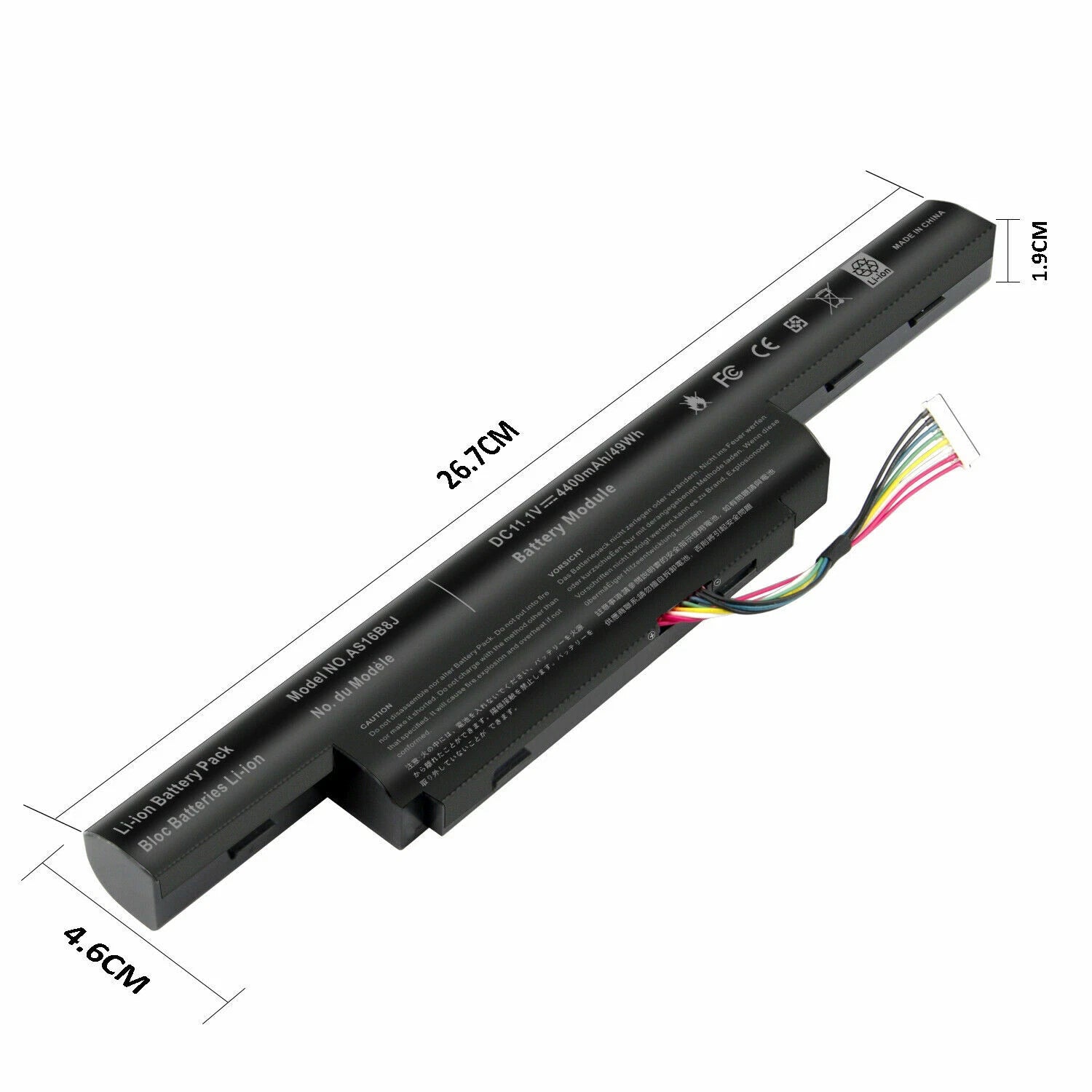 AS16B5J Laptop Battery for Acer Aspire E5-575G F5-573G Series 15.6" AS16B8J