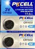 CR1632 PKCELL / 1632 ECR1632 3V BUTTON COIN CELL (2 BATTERIES) USA Seller