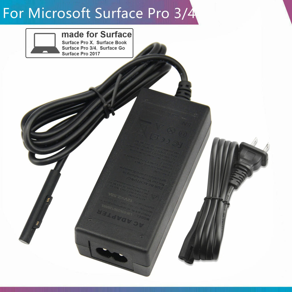 For Microsoft Surface Pro 3/4 NoteBook 1625 AC Power Supply Adapter Charger 36W