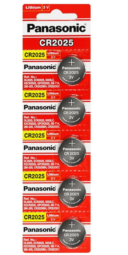 LOT 2-5-10NEW Panasonic 3V LITHIUM BATTERY CR2025 2025 BR2025 DL2025 Button Cell