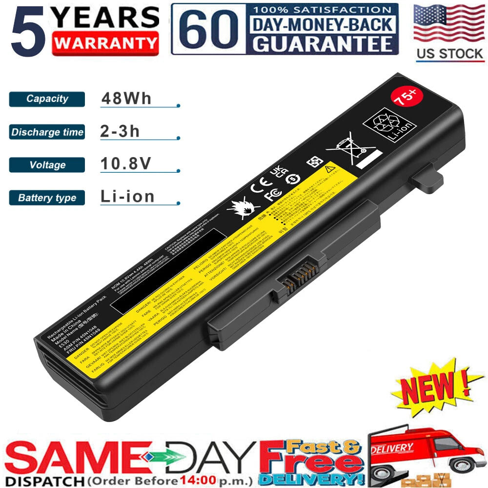 75+ Battery For Lenovo ThinkPad E430 E431 E435 E440 E445 E530 E531 E535 E540