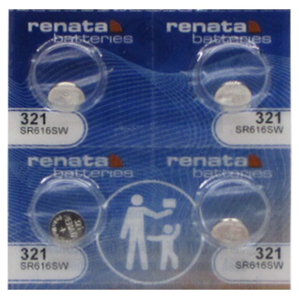 4 Renata Swiss Made 321 Watch Batteries