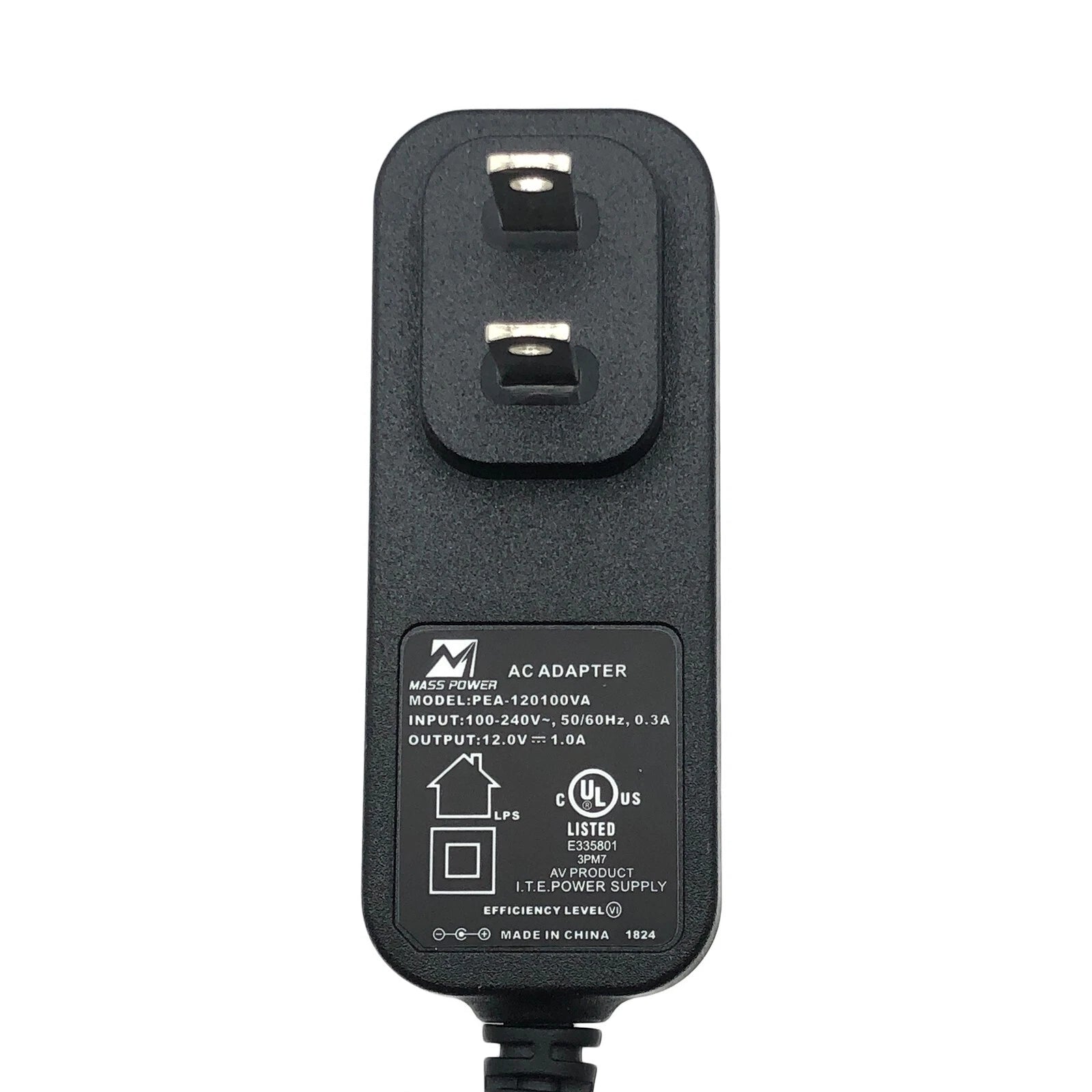 NEW OEM Mass Power WEF1200100A1BA 12V 1A AC/DC Adapter Power Supply 5.5x2.0 mm