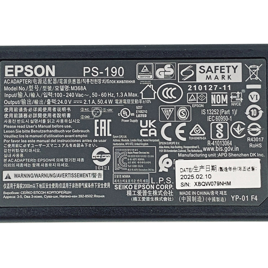 NEW ? Genuine EPSON AC Adapter For SNBC BTP-R880NP Compact POS Thermal Printer