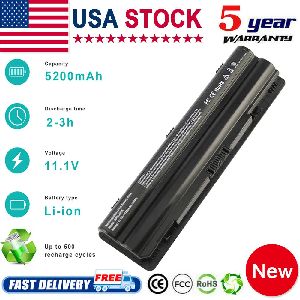 NEW JWPHF J70W7 R795X Battery for Dell XPS 14 15 17 L502x L702x 312-1127 R4CN5