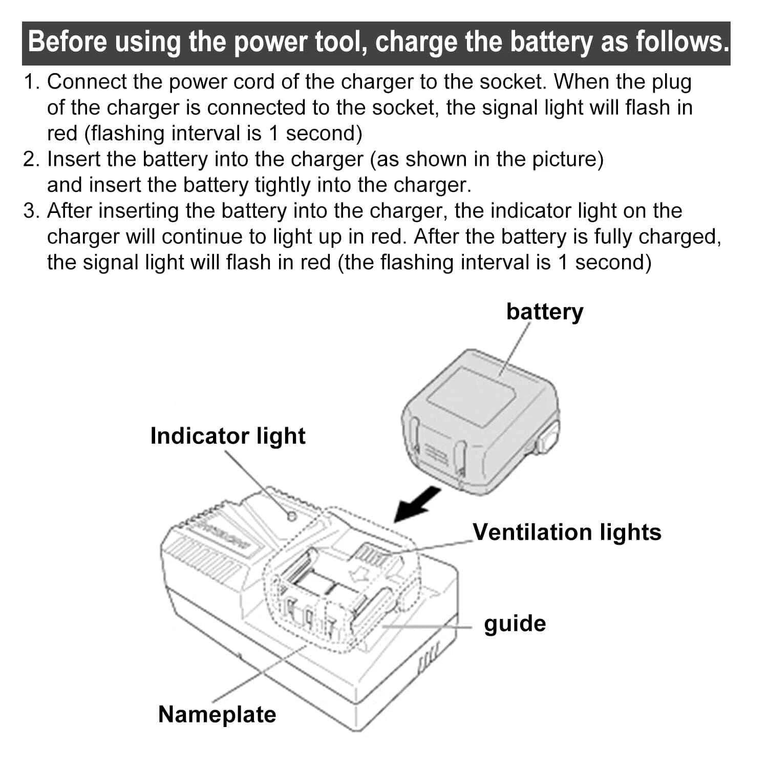 14.4V-18V Fast Battery Charger For Hitachi UC18YRSL BSL1815X BSL1830C BSL1840 US