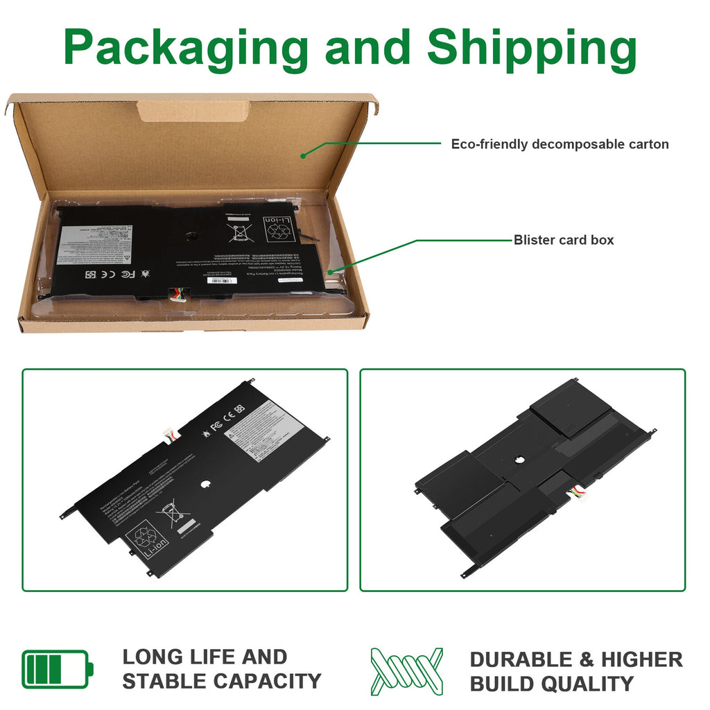 ? 00HW002 00HW003 Laptop Battery For Lenovo ThinkPad X1 Carbon Gen 3 Series 2015
