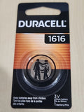 1 pc DURACELL CR1616 3v LITHIUM BATTERY CR 1616 CMOS KEY FOBS Exp 04/2035