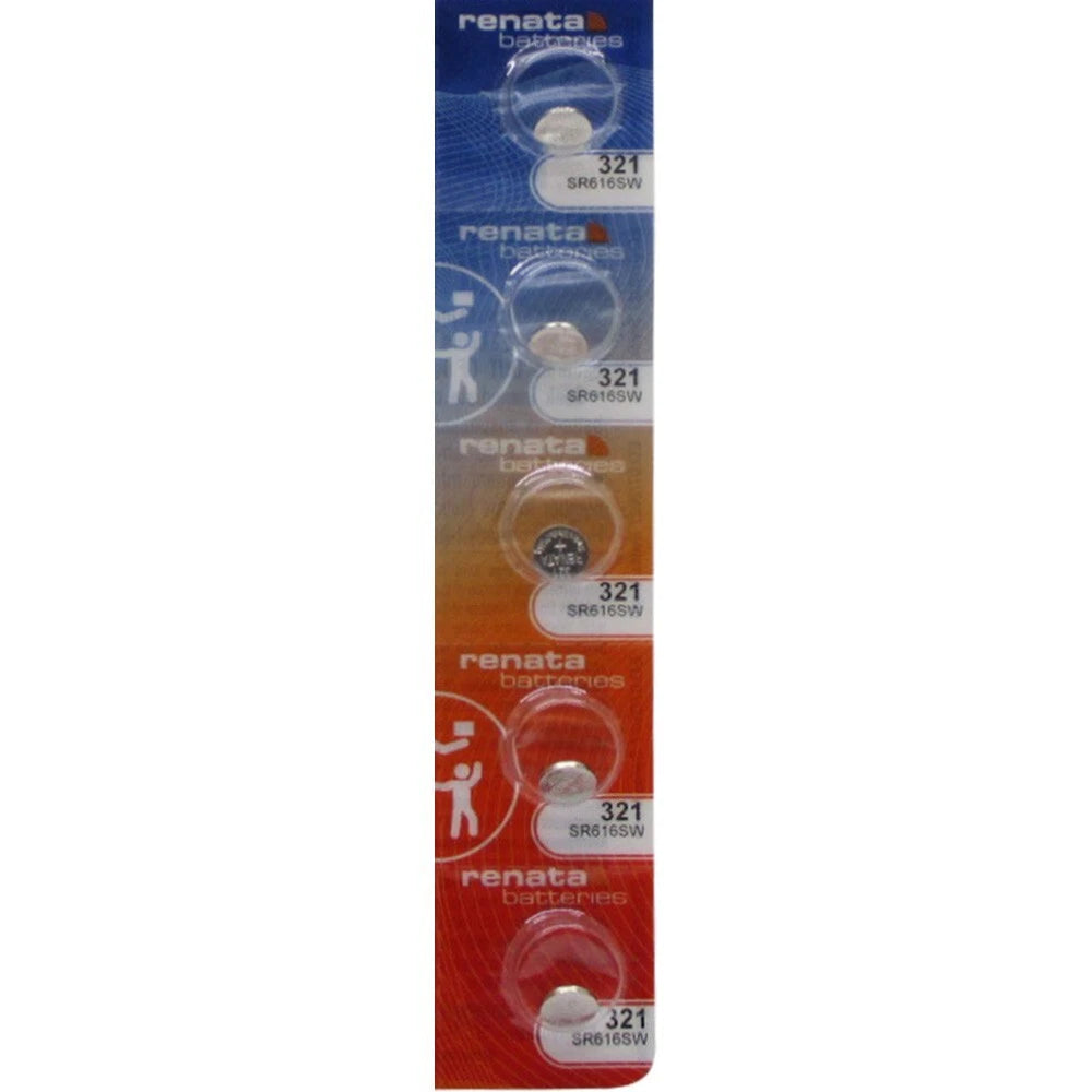 Button Cell Type 321 Battery Renata 5 Pcs
