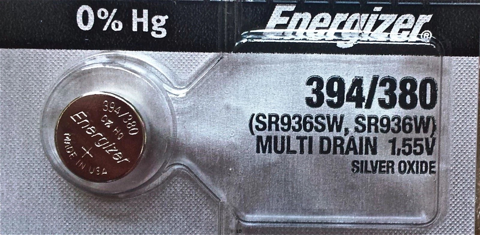 ENERGIZER 394 380 WATCH BATTERIES SR936SW (2Piece) Sealed Authorized Seller