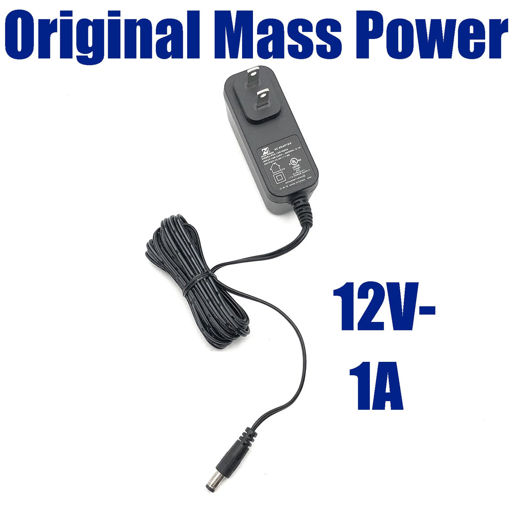 New Genuine Mass Power PEA-120100VA 12V 1A AC/DC Adapter Plug In