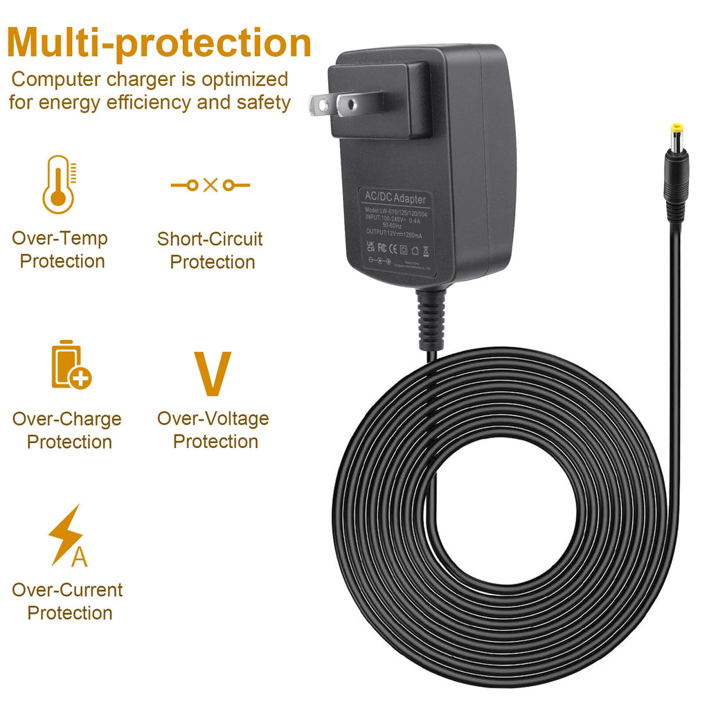 15W Power Supply Adapter For Amazon Echo Dot (3rd Gen) Echo Show 5 Cord Charger