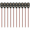New Pack of 10 9V Battery Connector Snap Clip Wire Connector Lead Holder T Type