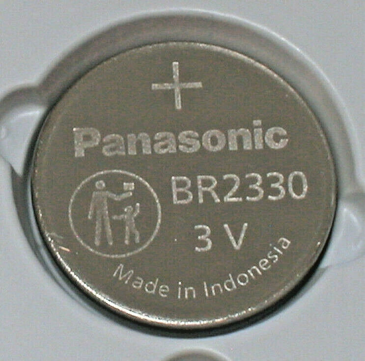 2 pc Panasonic BR2330 3v LITHIUM BATTERY BR 2330 mfd 03/2021 EXPIRE 03/2031