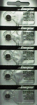 5 x FRESH Energizer 377 376 WATCH BATTERY SR626SW SR626W Silver Oxide Battery
