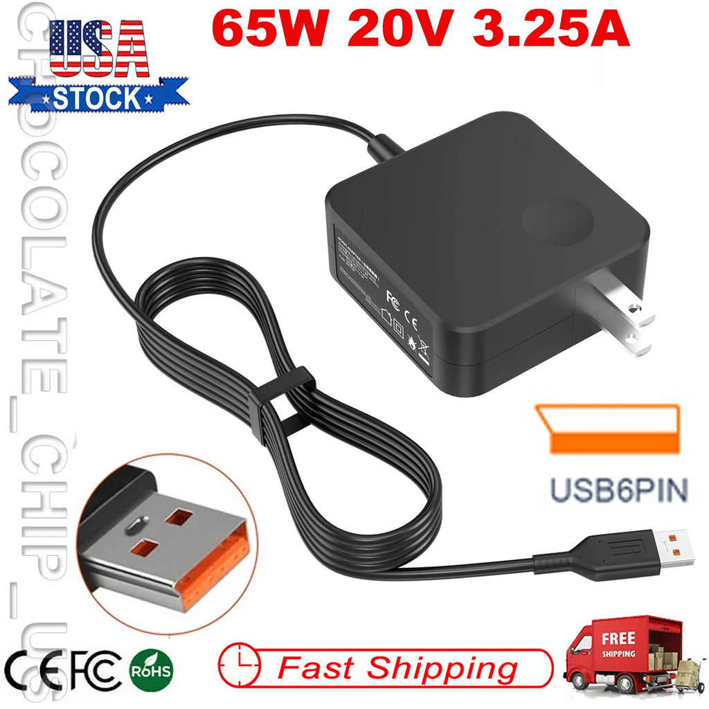 65W 20V 3.25A AC adapter Power Charger for Lenovo Yoga 4 Pro Yoga 700 Yoga 900