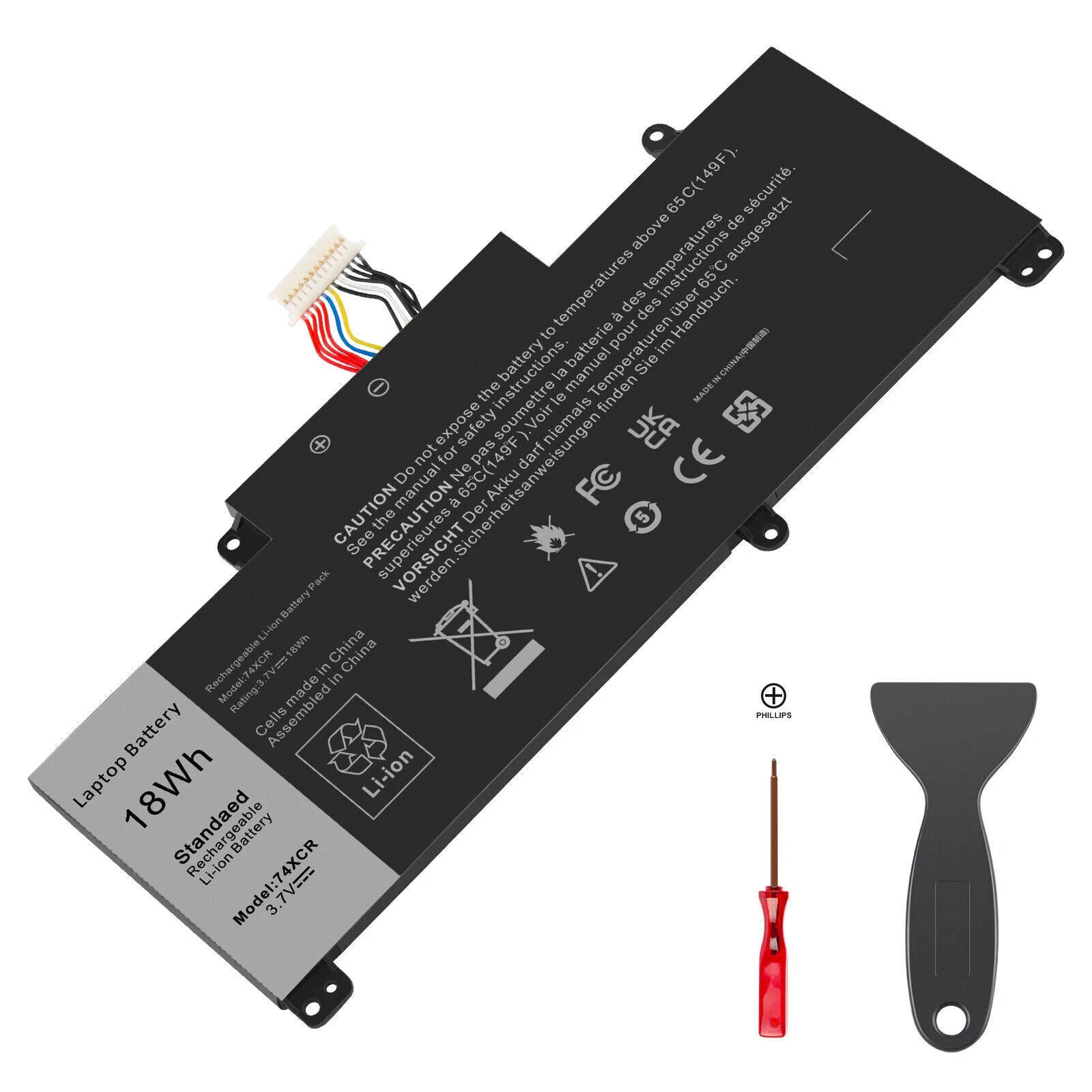 74XCR 074XCR Battery For Dell Venue 8 Pro 5830 Tablet Series Notebook 0X1M2Y