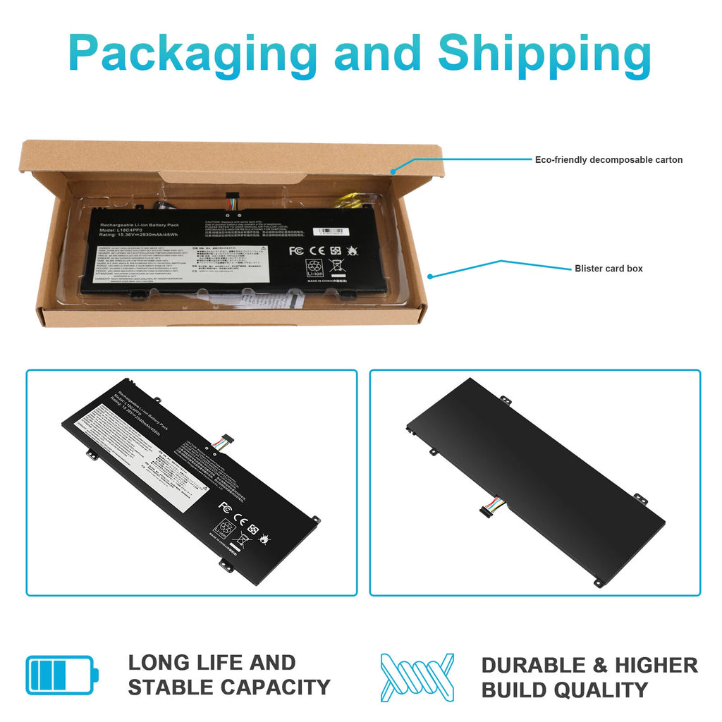 L18M4PF0 L18C4PF0 L18D4PF0 Battery For Lenovo ThinkBook 13s 14s series 14s-IWL