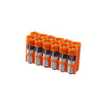 Orange Powerpax 12 Pack AA Battery Caddy