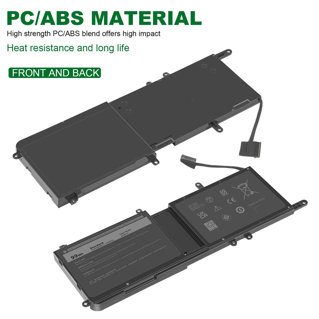 9NJM1 Battery For Dell Alienware 15 R3 R4 17 R4 R5 P31E 01D82 MG2YH 99Wh 11.4V