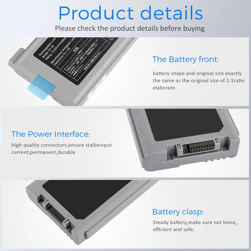 NEW CF-30 Battery For Panasonic Toughbook CF-31 CF-53 CF-52 CF-VZSU46AU 9cell