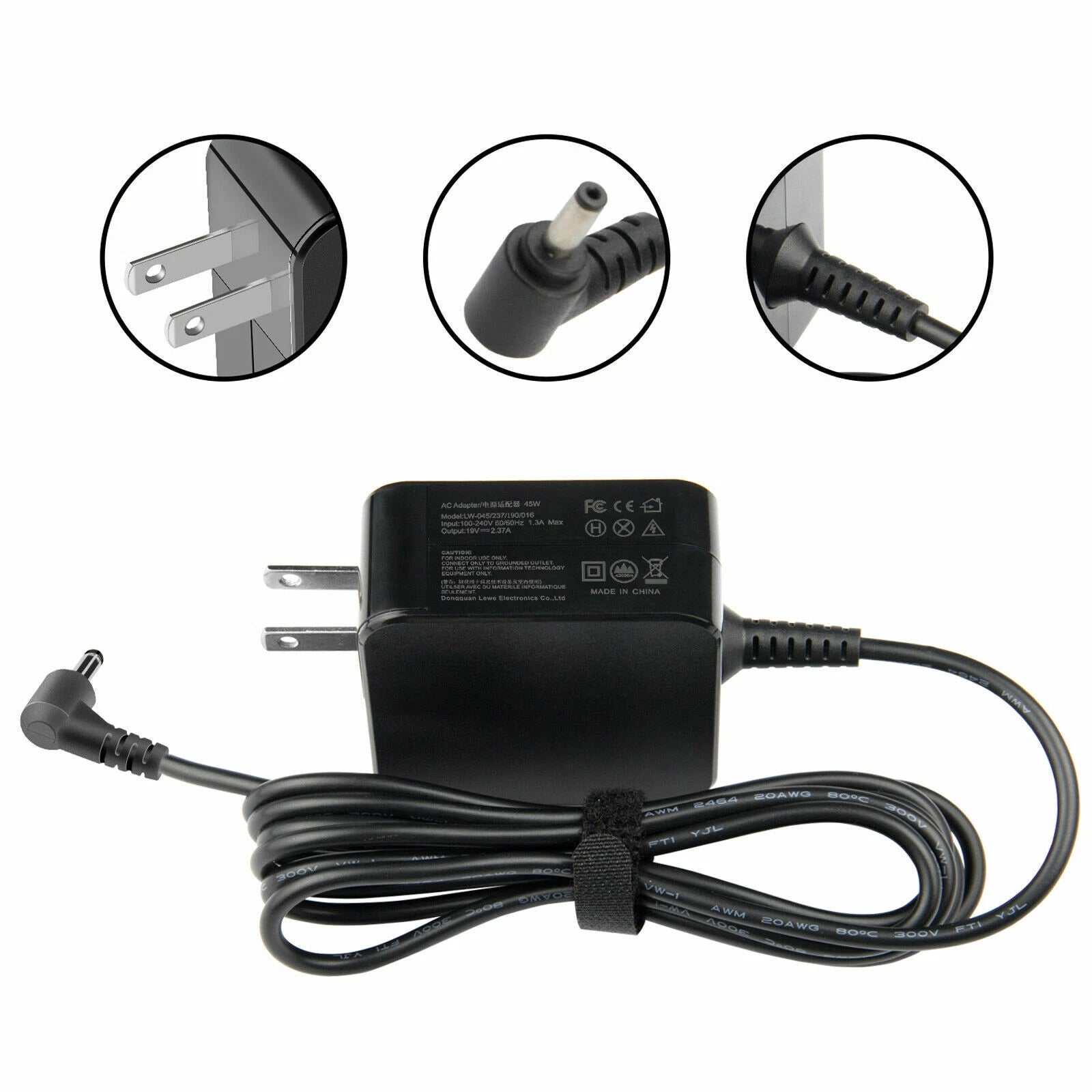 AC Adapter Power Charger For ASUS E410MA E410M E410 E210M E210E510 E406M E410M