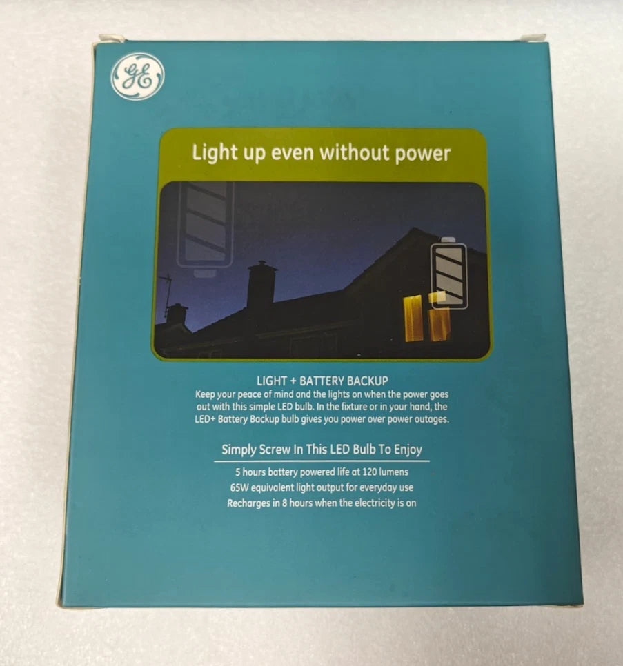 GE Lighting BR30 LED Battery Back Up Bulb 65W Replacement 8W - Soft White