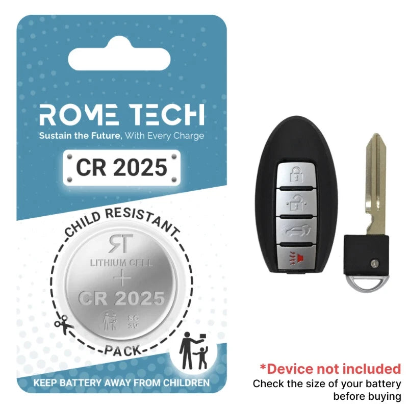 Key Fob Battery Replacement for Nissan Armada 2023 - 2017 2013 - 2007