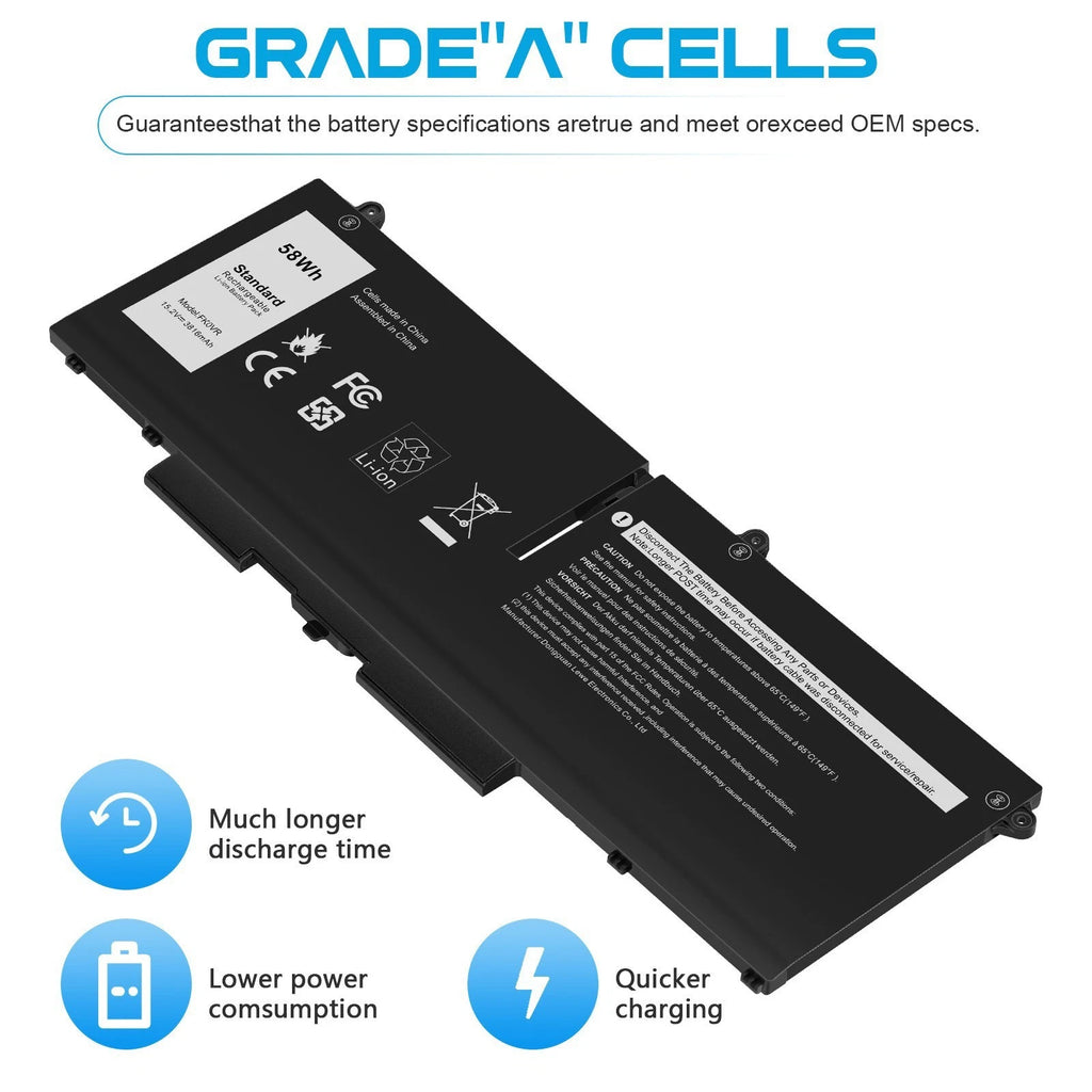 Battery FK0VR For Dell Latitude 5330 7330 7430 2-in-1 7530 8P81K 8H6WD 51R71 58W