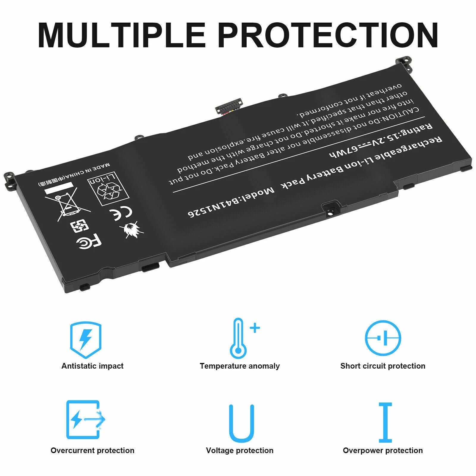 B41N1526 Battery For Asus ROG Strix GL502 GL502V GL502VT GL502VS GL502VT-1A 67Wh