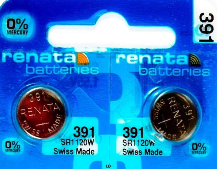 391 RENATA SR1120W (5 piece) WATCH BATTERY SR1120 New packaging AuthorizedSeller