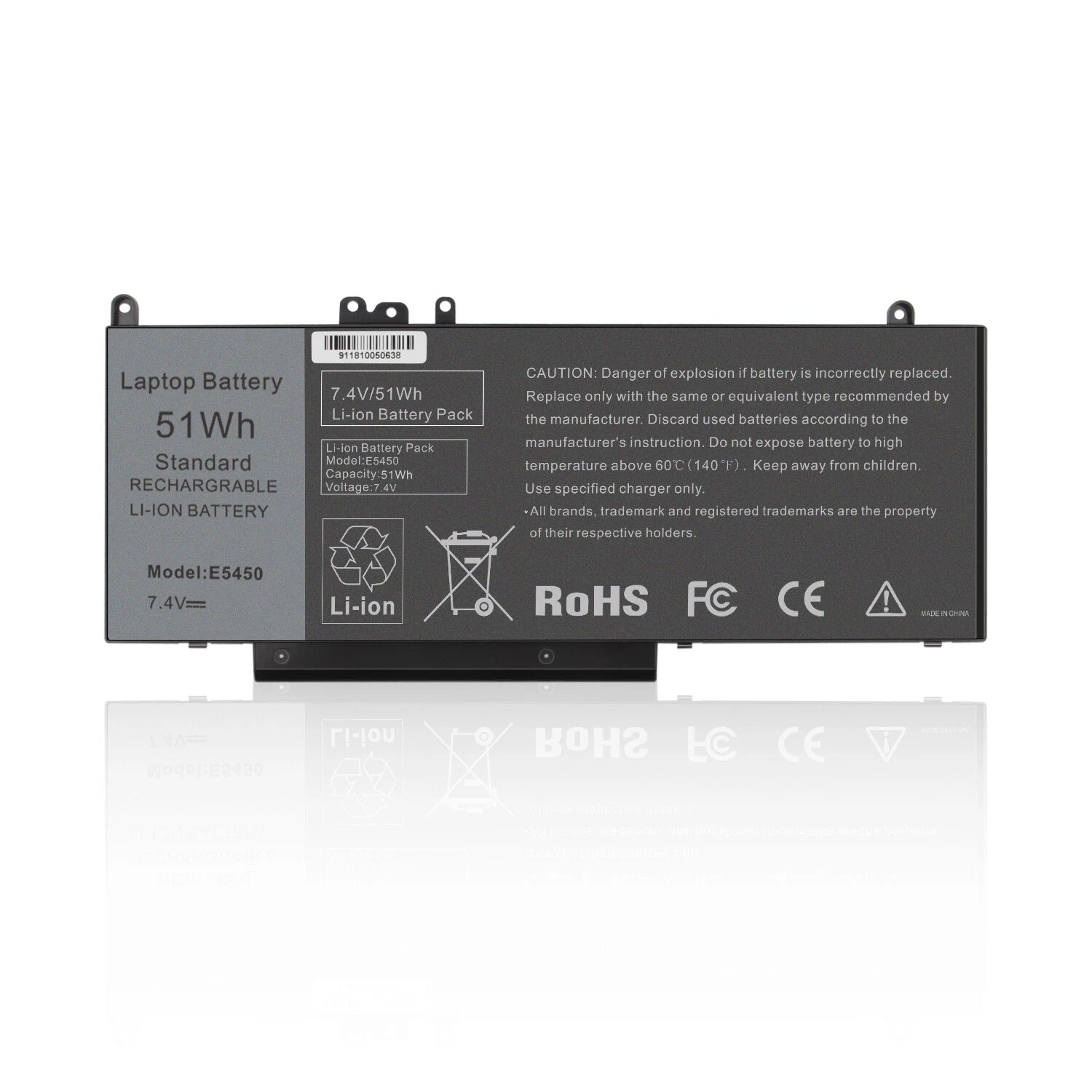 51Wh Battery for Dell Latitude E5450 E5550 E5250 Notebook Laptop 15.6" G5M10 CC
