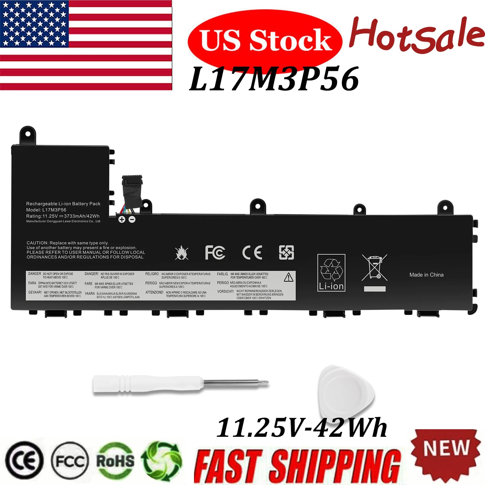 L17M3P56 L17L3P54 01AV486 01AV487 Battery for Lenovo ThinkPad Yoga 11e 5th Gen