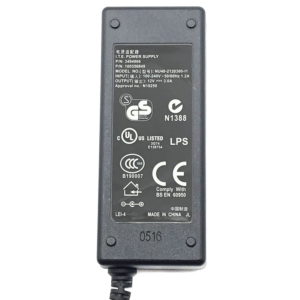 NEW Genuine LEI 36W AC Power Supply Adapter NU40-2120300-I1 12V 3A