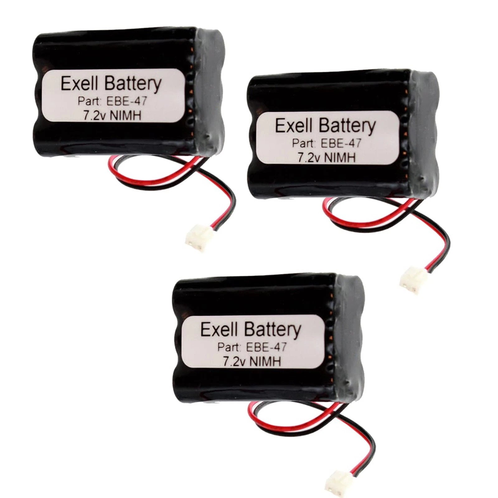 3pc Emergency Lighting Battery for Iti 34-051 Sanyo 6HRAAAU 6HRAAAU34051