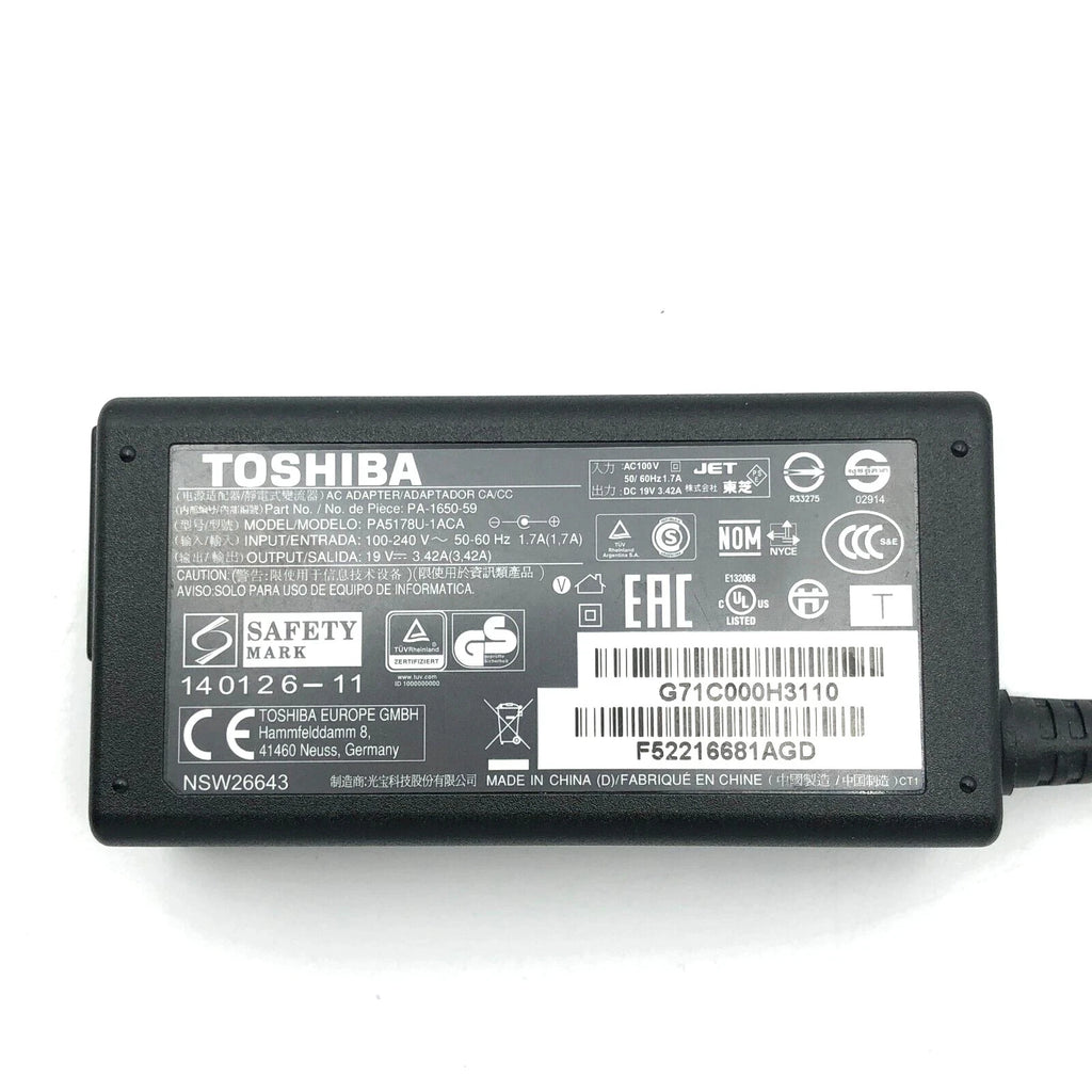 NEW Original Toshiba AC Adapter For Satellite C655-S5132 L755-S5216 L755-S5156