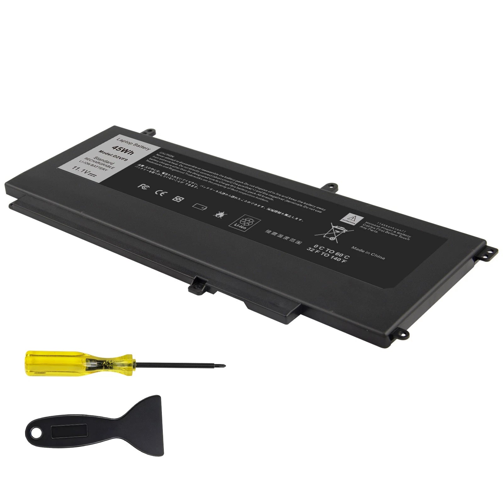 ?D2VF9 Laptop Battery for Dell Inspiron 15 7547 7548 Vostro 14 5000 5459 45Wh