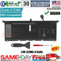 DXGH8 Battery For Dell XPS 13 9370 9380 Inspiron 7000 Latitude 3301 Vostro