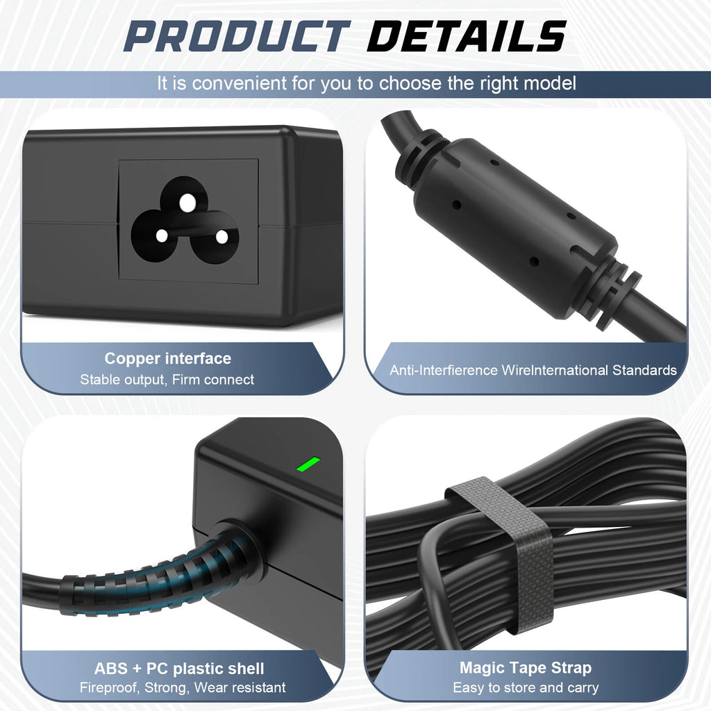 AC Adapter Charger For Dell Latitude E4300 E6400 E6410 E6500 D600 D610 D620 D630