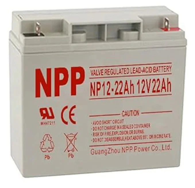 NPP NP12-22Ah 12V 22Ah VRLA Rechargeable SLA Battery