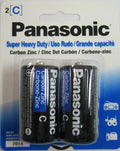 8 Pcs Panasonic Super Heavy Duty C Batteries