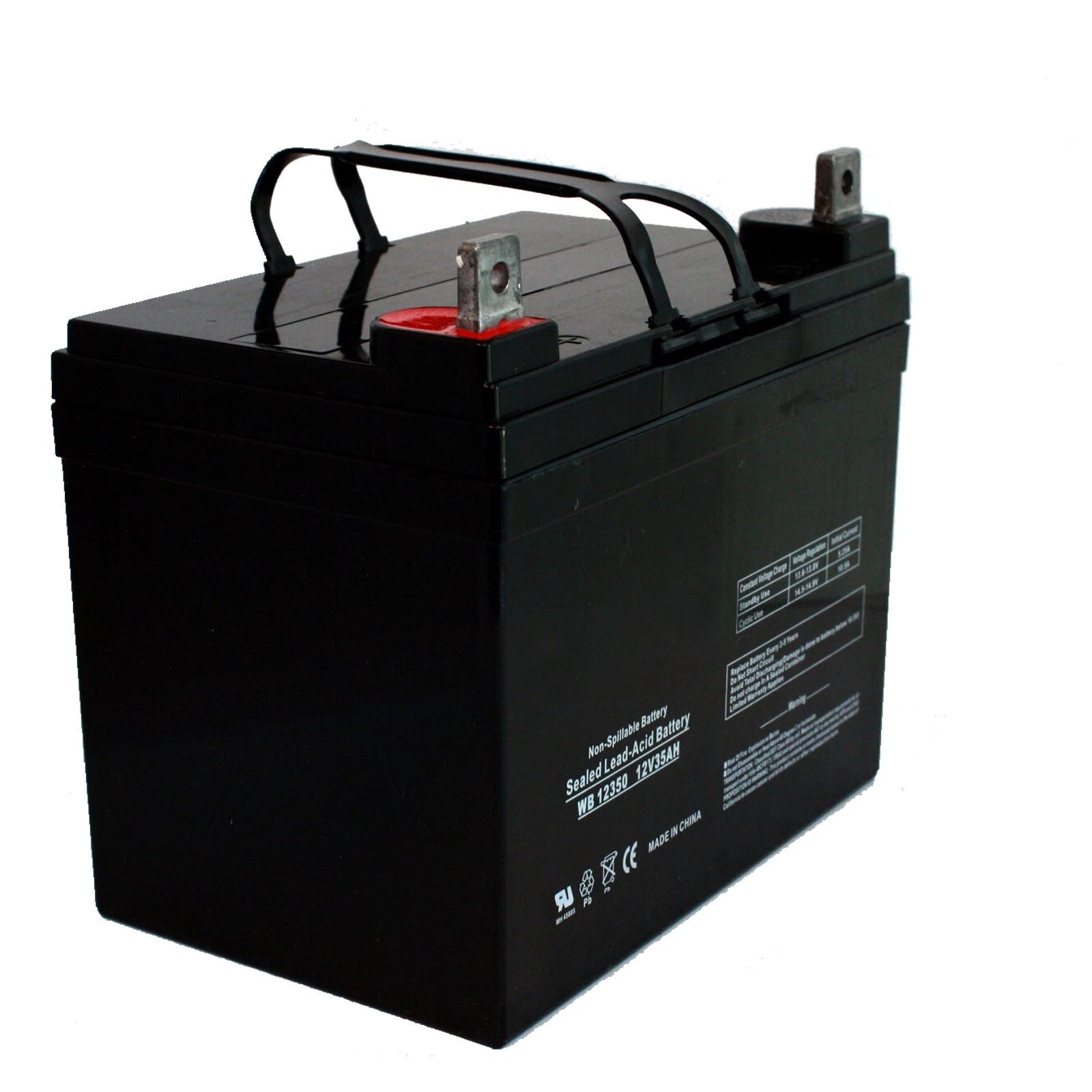 NEW 12V 35Ah Group U1 SLA AGM Wheelchair Mobility Battery UB12350