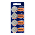 Murata CR2025 Lithium Battery Pack Of 4