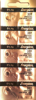 ENERGIZER 337 SR416SW (5 piece) WATCH BATTERIES SR416 Sealed Authorized Seller