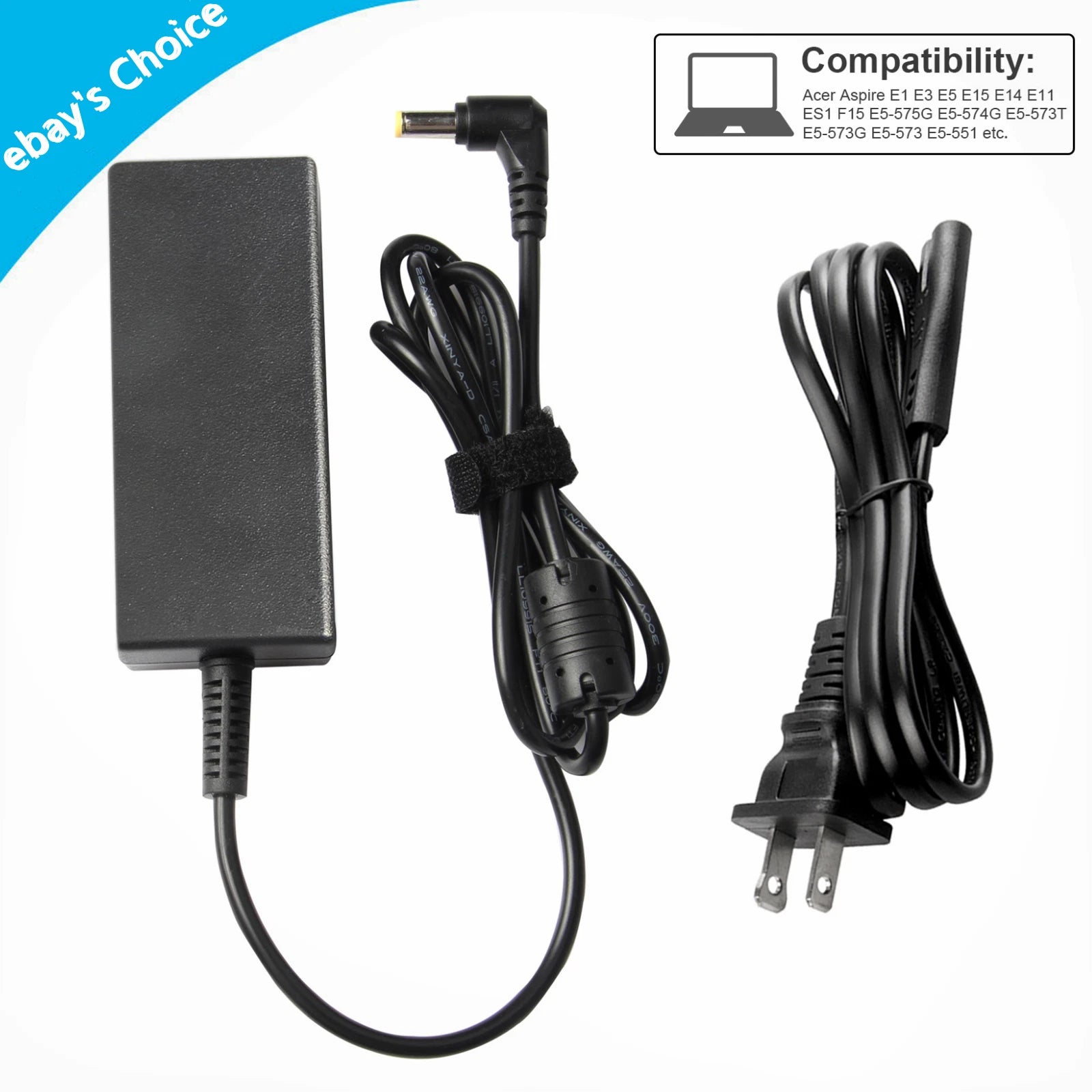 Power Supply Adapter Charger for Acer Aspire Chromebook Charging Cord PA-1450-26