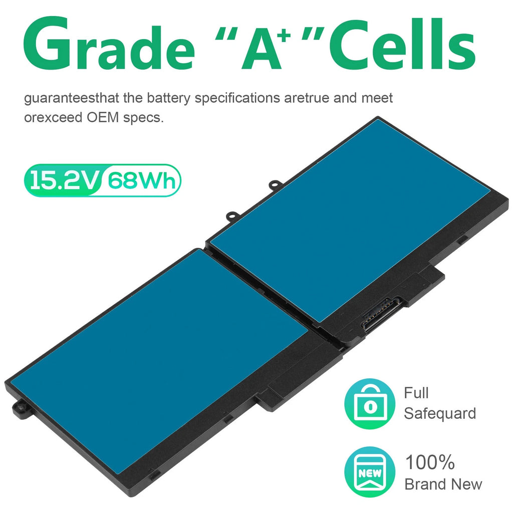 ?3HWPP /4GVMP BATTERY FOR DELL Latitude 5401 5410 5411 5501 5510 Precision 3541