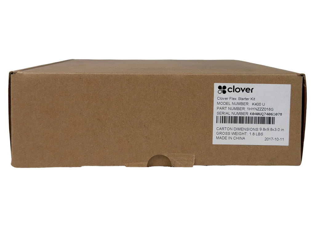 ?NEW Clover Flex Starter Kit K400 Cradle Dock Charger + Power Supply ???