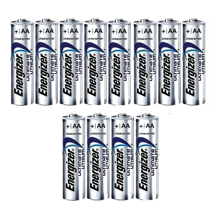 Energizer AA L91BP Lithium Long Lasting Batteries, 12 Count