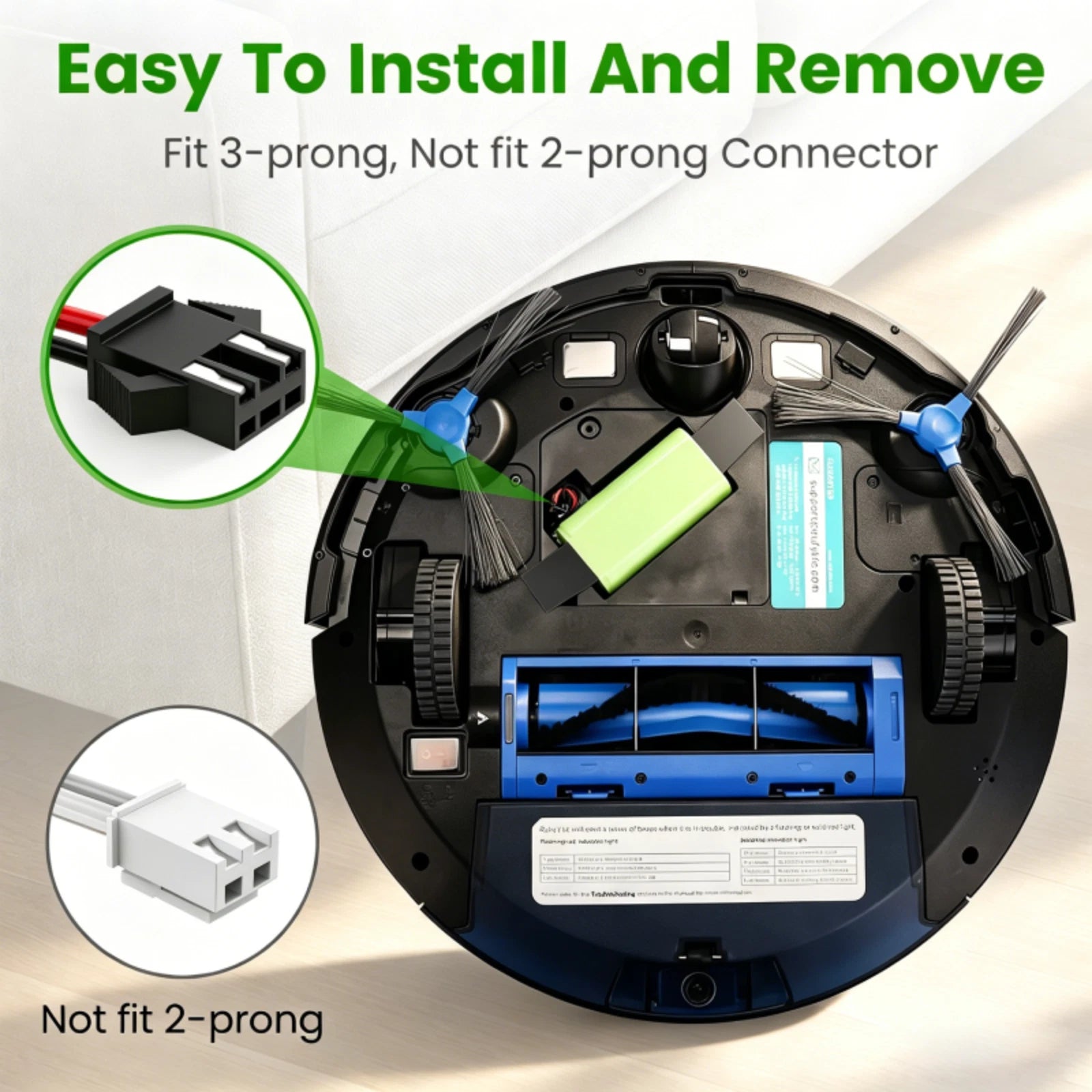 Replacement Battery for Eufy RoboVac 11/11S 12 15C 15T 25C 30C 35C 14.4V 4000mAh